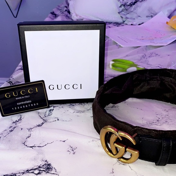 controllato card gucci belt